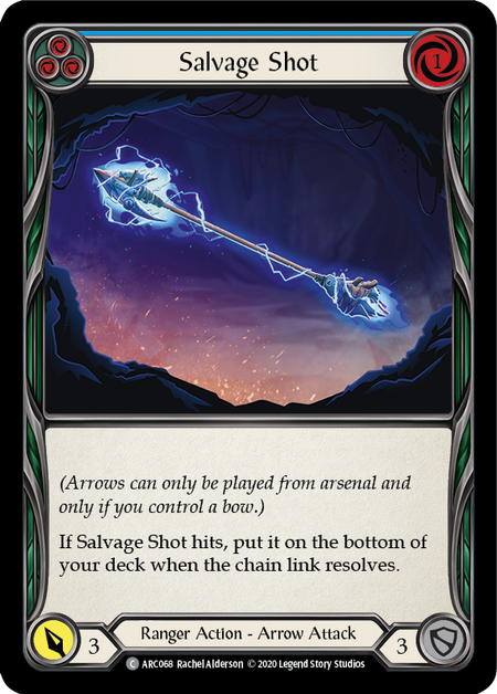 [068]【EN】【Rainbow Foil】Salvage Shot (青)【ARC-UL】[C][Ranger]