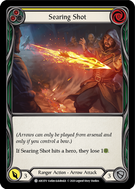 [070]【EN】Searing Shot (黄)【ARC-UL】[C][Ranger]