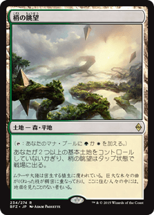[234]【JP】【FOIL】梢の眺望/Canopy Vista【BFZ】[R][土地]