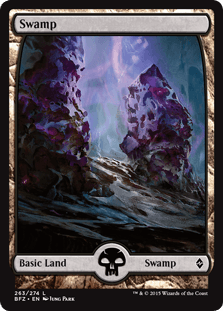 [263]【JP】【FOIL】沼【BFZ】[C][土地]