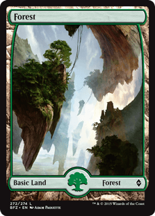 [272]【JP】【FOIL】森【BFZ】[C][土地]