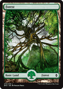 [273]【JP】【FOIL】森【BFZ】[C][土地]