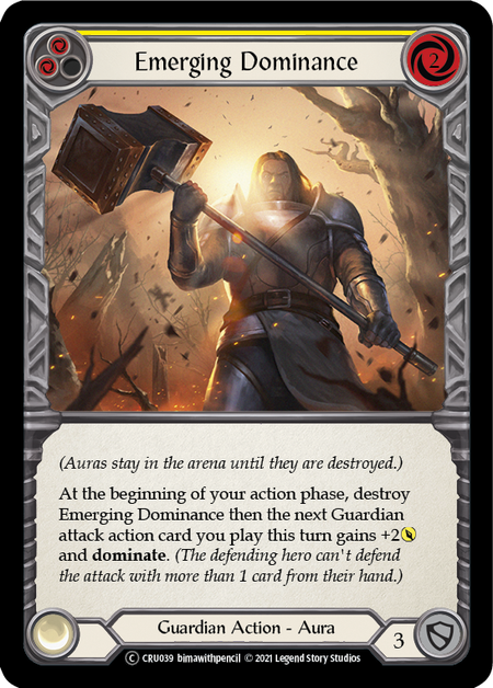 [039]【EN】Emerging Dominance (黄)【CRU-UL】[C][Guardian]