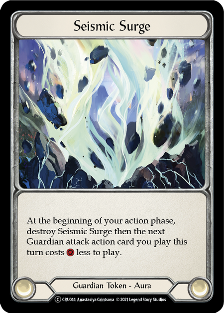[044]【EN】【Rainbow Foil】Seismic Surge【CRU-UL】[C][Guardian]