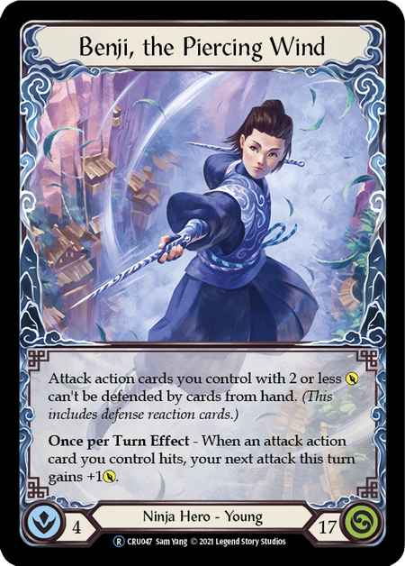 [047]【EN】Benji, the Piercing Wind【CRU-UL】[R][Ninja][Hero]