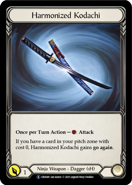 [049]【EN】Harmonized Kodachi【CRU-UL】[R][Ninja][Weapon]