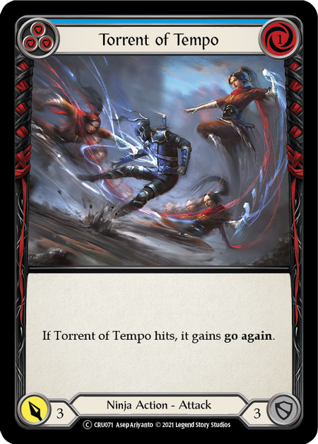 [071]【EN】Torrent of Tempo (青)【CRU-UL】[C][Ninja]