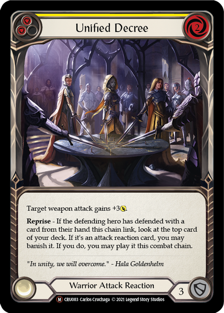 [083]【EN】Unified Decree【CRU-UL】[M][Warrior]