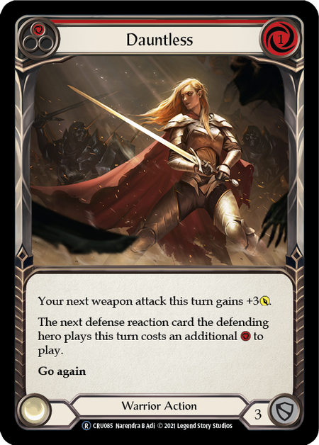 [085]【EN】Dauntless (赤)【CRU-UL】[R][Warrior]