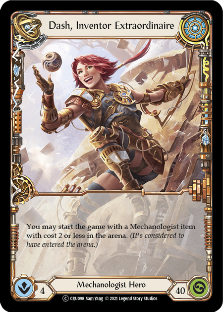 [098]【EN】Dash, Inventor Extraordinaire【CRU-UL】[C][Mechanologist][Hero]