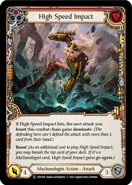[106]【EN】High Speed Impact (赤)【CRU-UL】[R][Mechanologist]