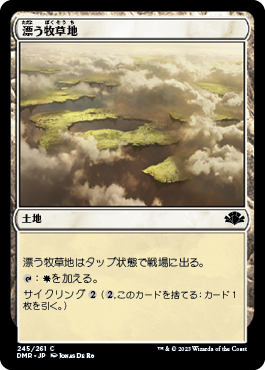 [245]【JP】【FOIL】漂う牧草地/Drifting Meadow【DMR】[C][土地]
