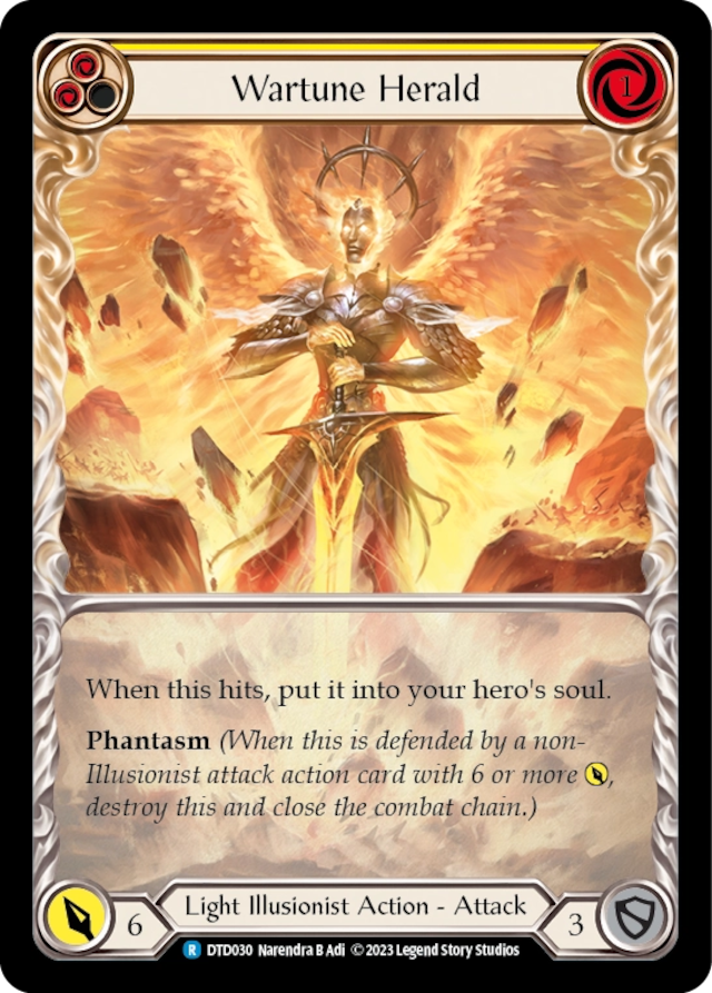 [030]【EN】【Extended Art】Wartune Herald[黄]【DTD】[R][Light Illusionist]