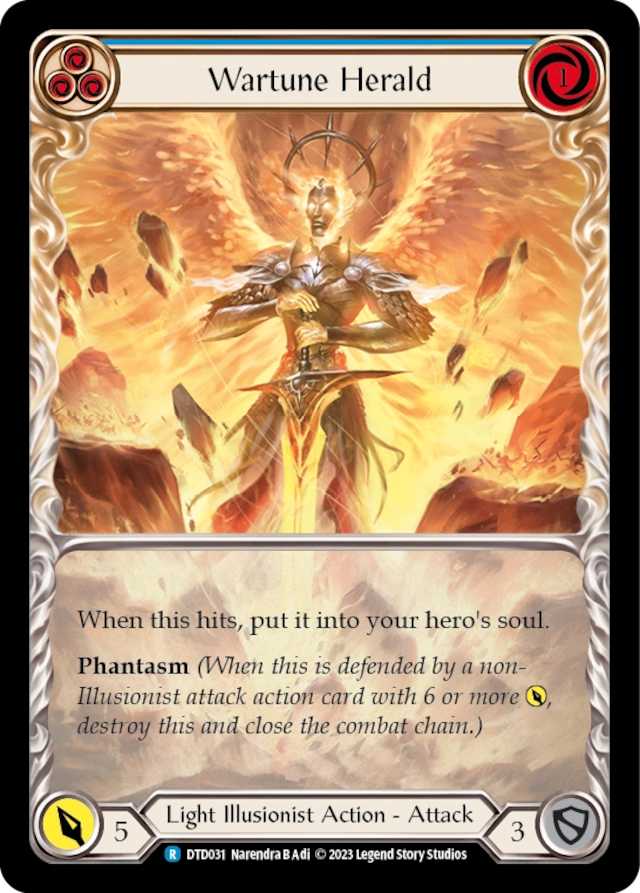 [031]【EN】【Extended Art】Wartune Herald[青]【DTD】[R][Light Illusionist]