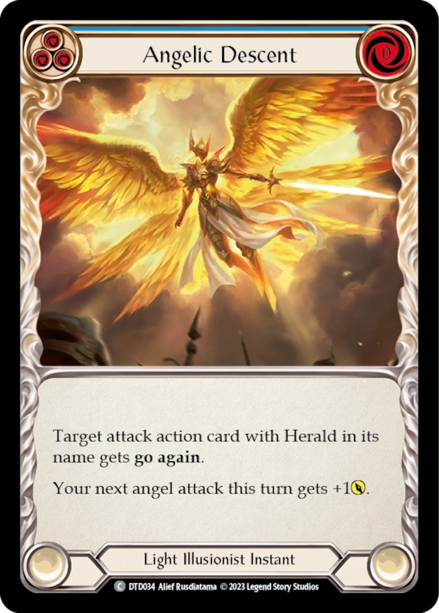 [034]【EN】Angelic Descent[青]【DTD】[C][Light Illusionist]