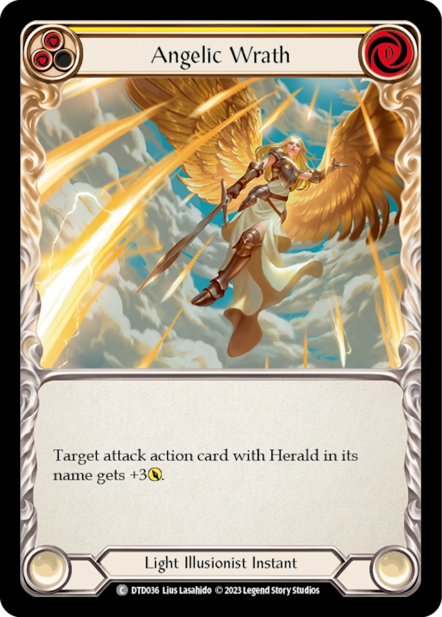 [036]【EN】Angelic Wrath[黄]【DTD】[C][Light Illusionist]