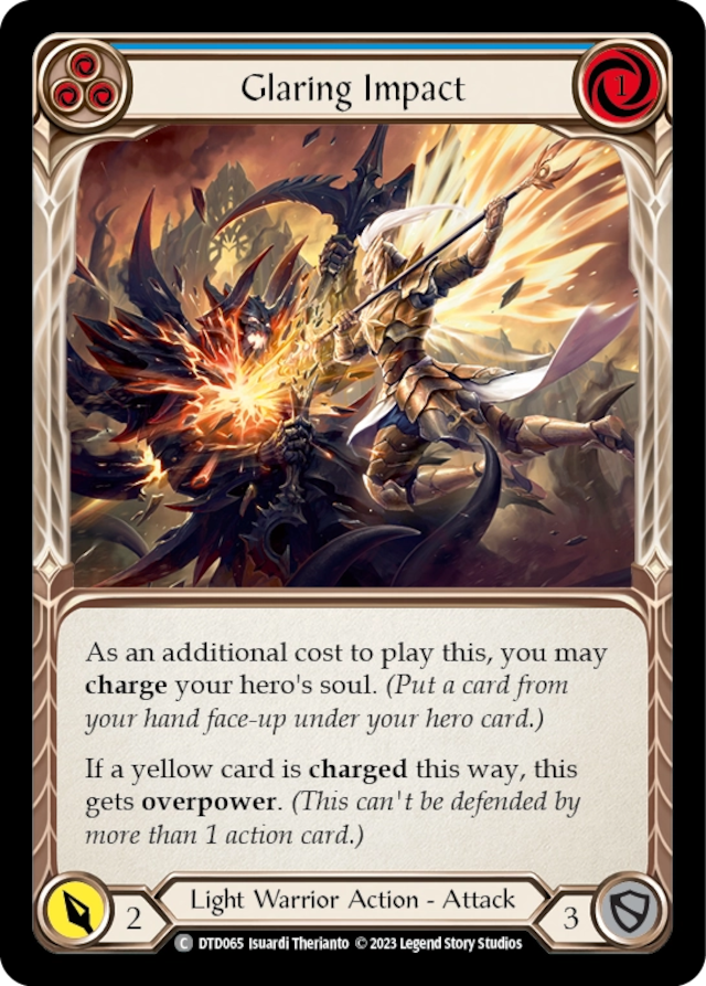 [065]【EN】Glaring Impact[青]【DTD】[C][Light Warrior]