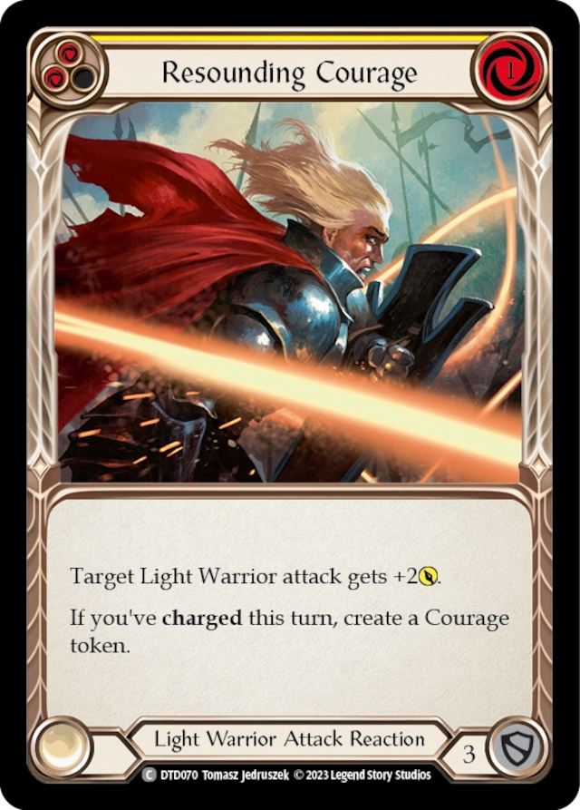 [070]【EN】Resounding Courage[黄]【DTD】[C][Light Warrior]