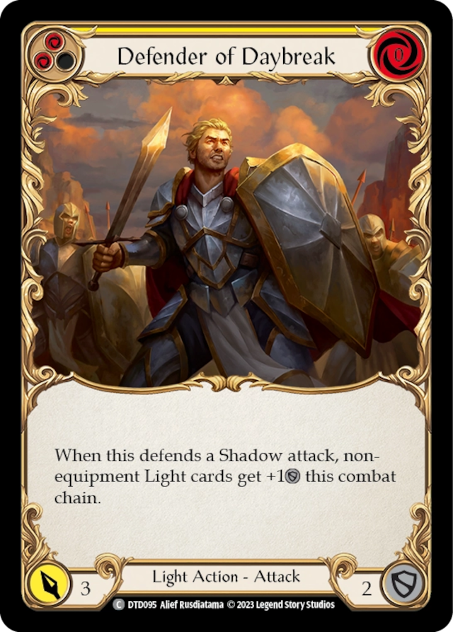 [095]【EN】Defender of Daybreak[黄]【DTD】[C][Light]