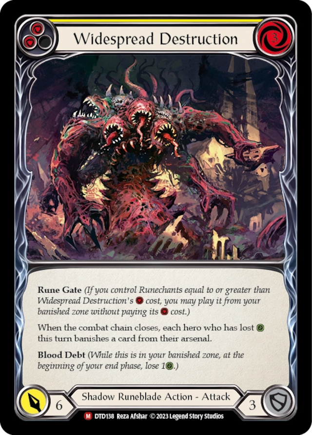 [138]【EN】Widespread Destruction【DTD】[M][Shadow Runeblade]