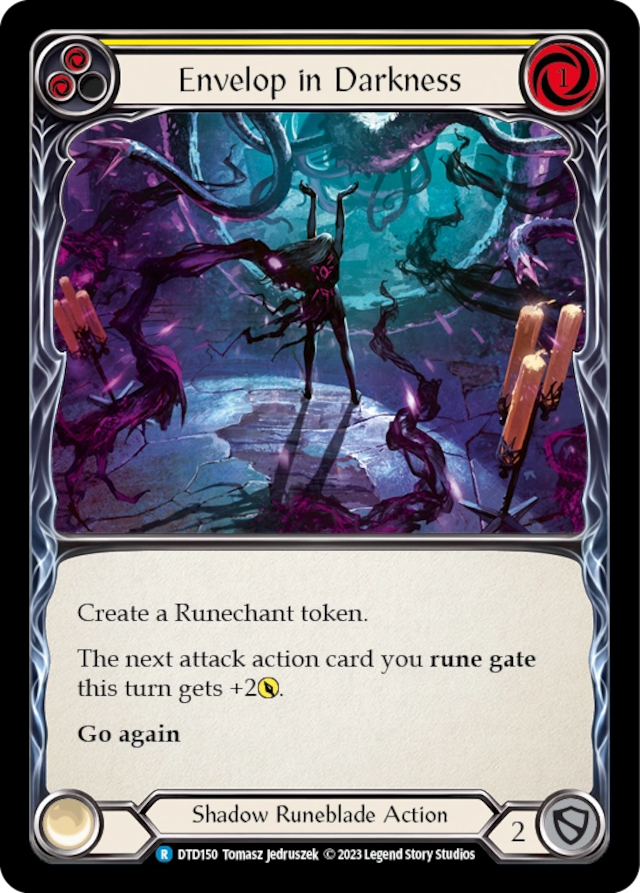 [150]【EN】Envelop in Darkness[黄]【DTD】[R][Shadow Runeblade]