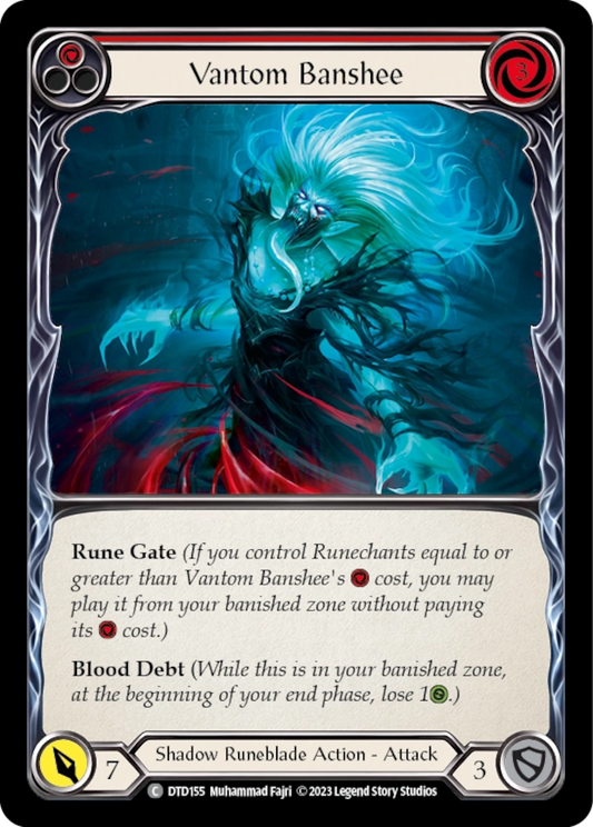 [155]【EN】Vantom Banshee[赤]【DTD】[C][Shadow Runeblade]