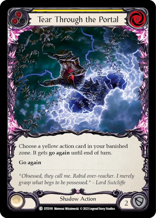 [191]【EN】【Rainbow Foil】Tear Through the Portal[黄]【DTD】[C][Shadow]