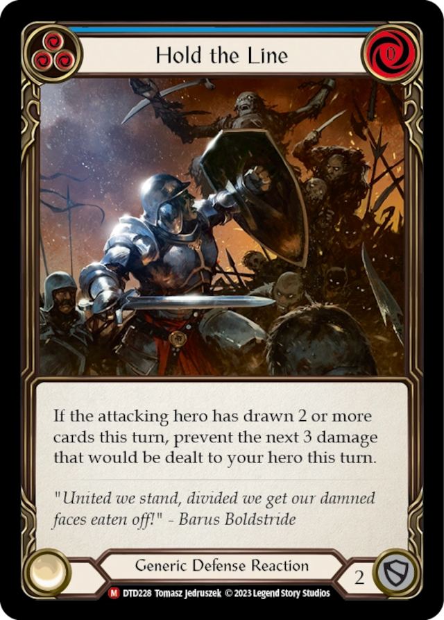 [228]【EN】Hold the Line【DTD】[M][Generic]