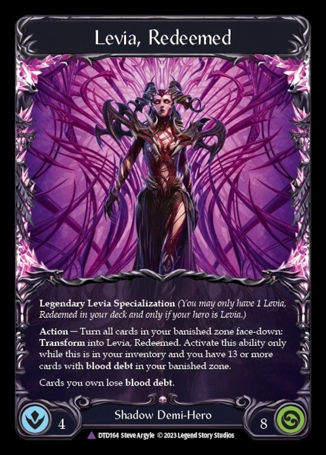 [164]【EN】【Cold Foil】Levia, Redeemed / Blasmophet, Levia Consumed【DTD】[Marvel][Shadow][Hero]