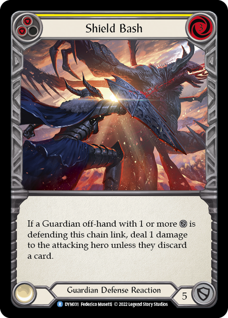 [031]【EN】Shield Bash (黄)【DYN】[R][Guardian]