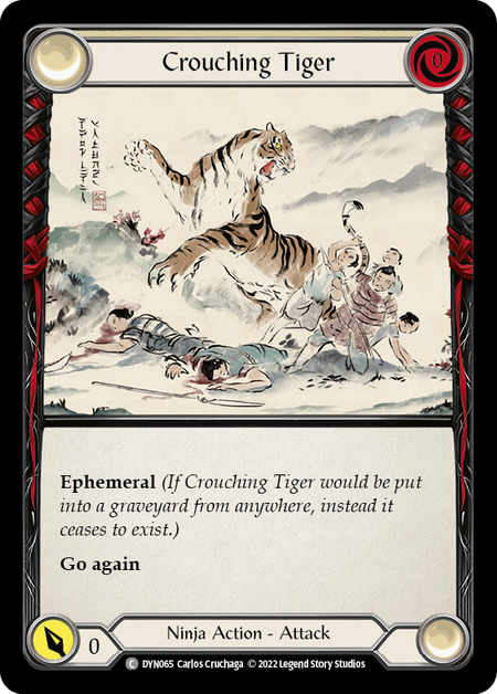 [065]【EN】【Rainbow Foil】Crouching Tiger【DYN】[C][Ninja]