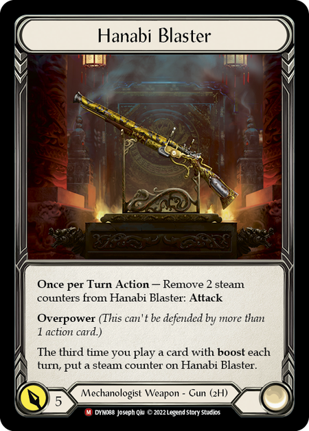 [088]【EN】Hanabi Blaster【DYN】[M][Mechanologist][Weapon]