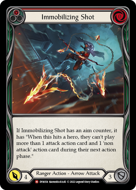 [154]【EN】【Rainbow Foil】Immobilizing Shot【DYN】[M][Ranger]