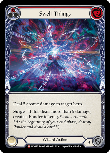 [195]【EN】【Rainbow Foil】Swell Tidings【DYN】[M][Wizard]