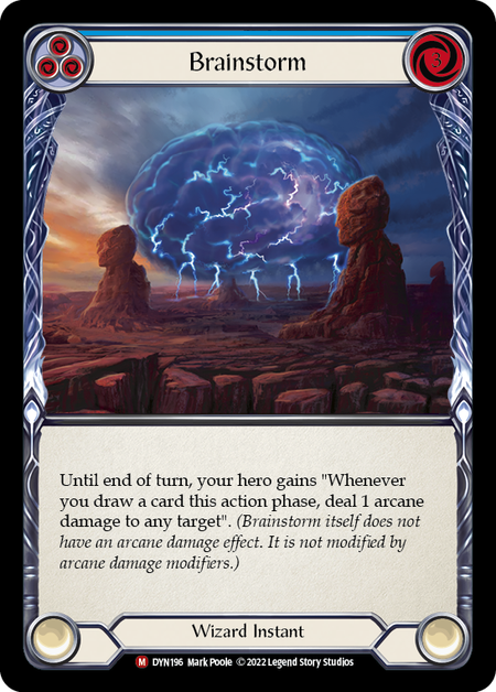 [196]【EN】【Rainbow Foil】Brainstorm【DYN】[M][Wizard]