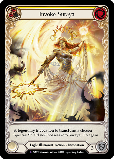 [212]【EN】【Cold Foill Extended Art】Invoke Suraya【DYN】[Marvel][Illusionist]