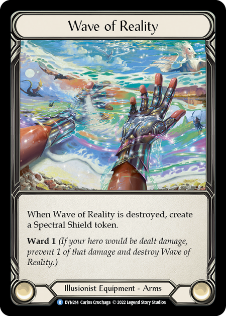 [214]【EN】【Cold Foil】Wave of Reality【DYN】[R][Illusionist][Weapon]