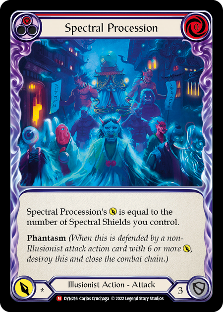 [216]【EN】【Rainbow Foil】Spectral Procession【DYN】[M][Illusionist]