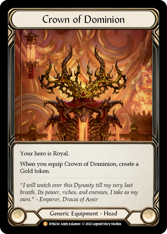 [234]【EN】【Cold Foil】Crown of Dominion【DYN】[L][Generic][Equipment]