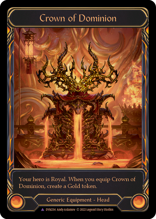 [234]【EN】【Cold Foill Extended Art】Crown of Dominion【DYN】[Marvel][Generic][Equipment]