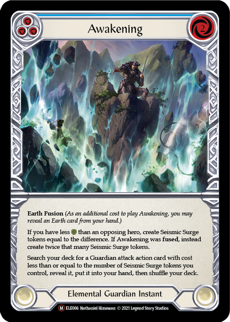 [006]【EN】【Rainbow Foil】Awakening【ELE-UL】[M][Elemental Guardian]