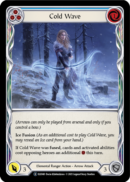 [040]【EN】Cold Wave (青)【ELE-UL】[R][Elemental Ranger]