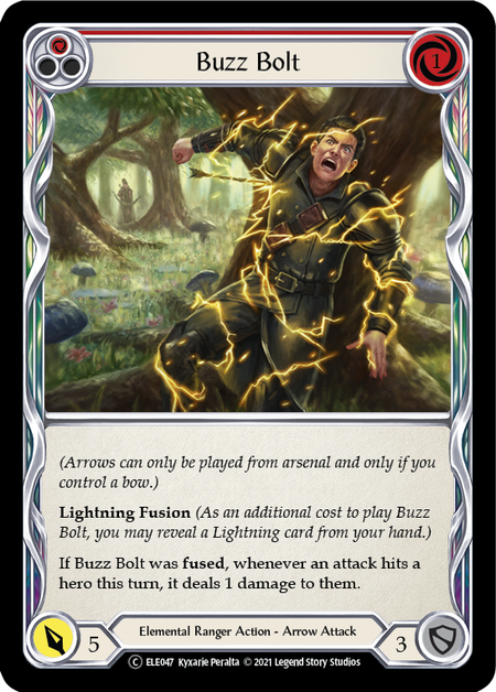 [047]【EN】Buzz Bolt (赤)【ELE-UL】[C][Elemental Ranger]