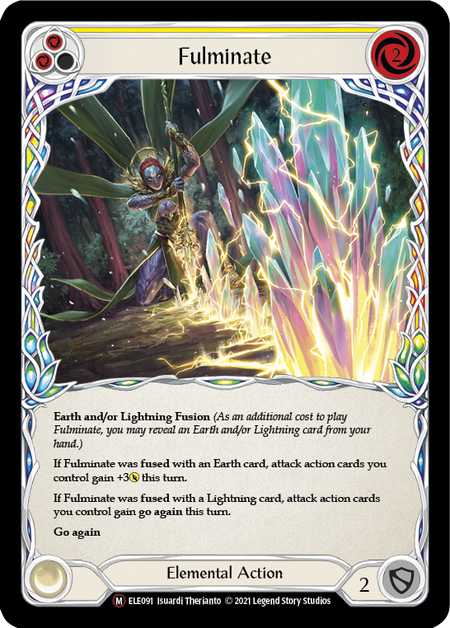 [091]【EN】【Rainbow Foil】Fulminate【ELE-UL】[M][Elemental]