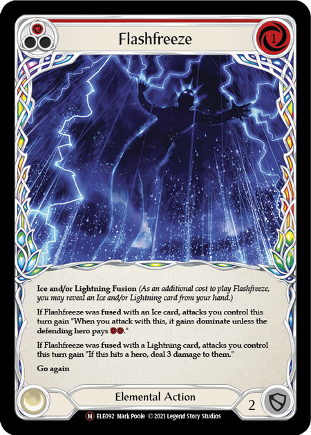 [092]【EN】【Rainbow Foil】Flashfreeze【ELE-UL】[M][Elemental]