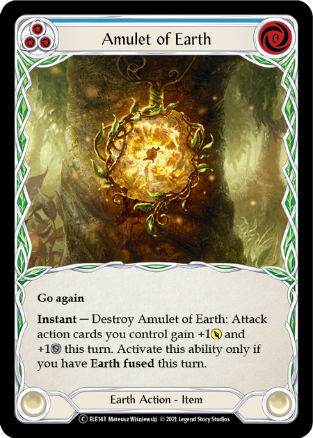 [143]【EN】【Rainbow Foil】Amulet of Earth【ELE-UL】[C][Earth]