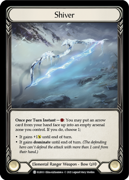 [033]【EN】Shiver【ELE1st】[T][Elemental Ranger][Weapon]