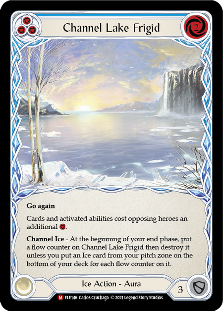 [146]【EN】【Rainbow Foil】Channel Lake Frigid【ELE1st】[M][Ice]