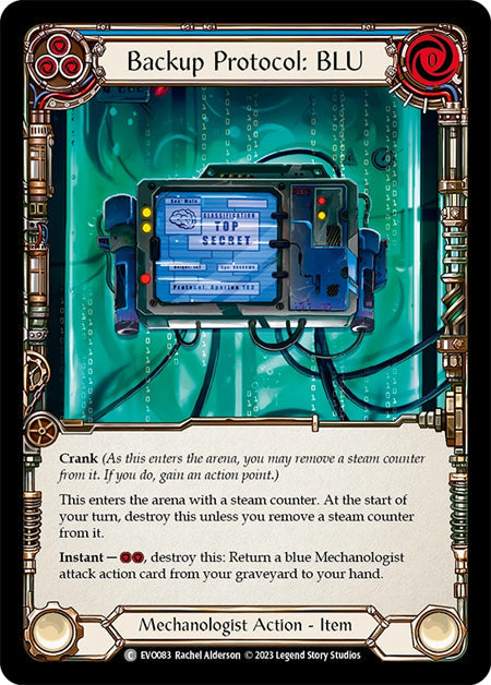 [083]【EN】Backup Protocol: BLU【EVO】[C][Mechanologist]