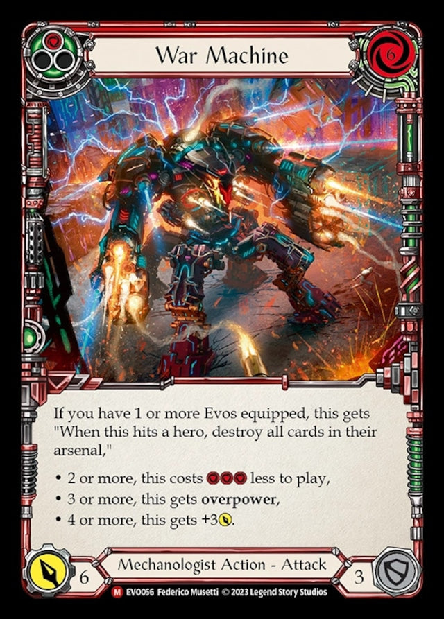 [056]【EN】War Machine【EVO】[M][Mechanologist]